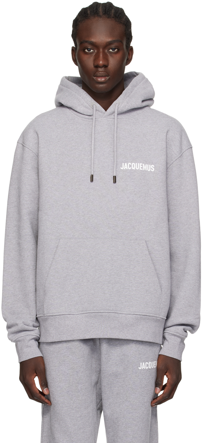 Shop Jacquemus Gray Les Classiques 'le Sweatshirt ' Hoodie In 950 Grey