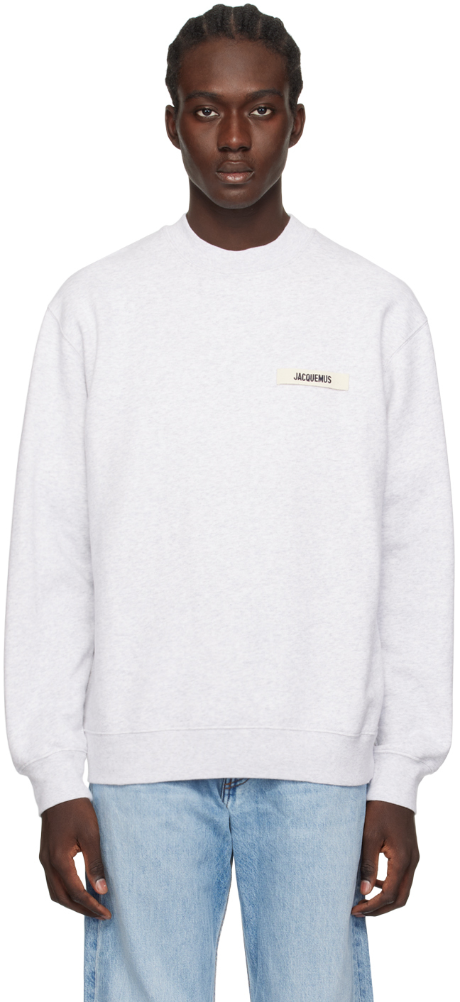 Jacquemus Gray Les Classiques 'le Sweatshirt Gros Grain' Sweatshirt In Grey