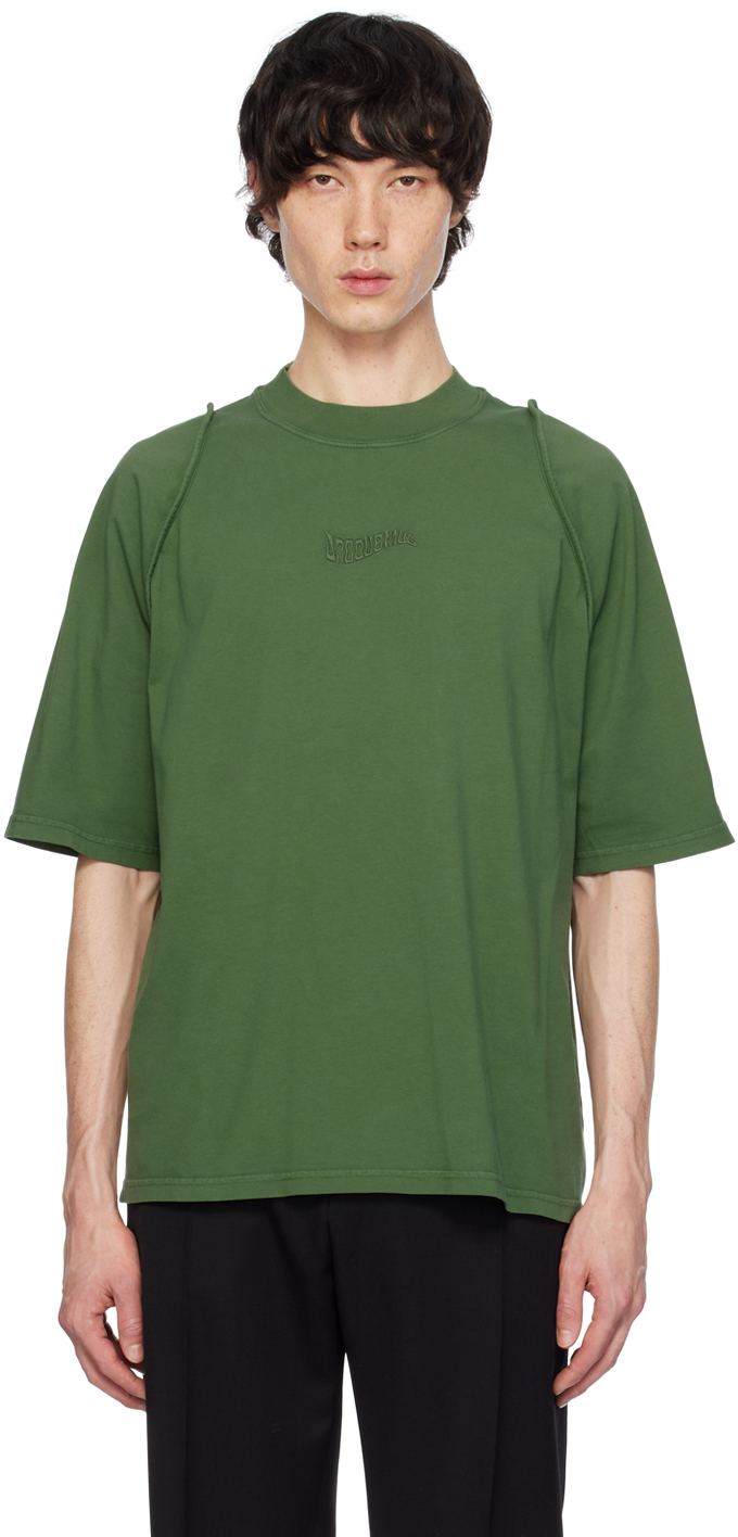 Shop Jacquemus Green Les Classiques 'le T-shirt Camargue' T-shirt In Dark Green