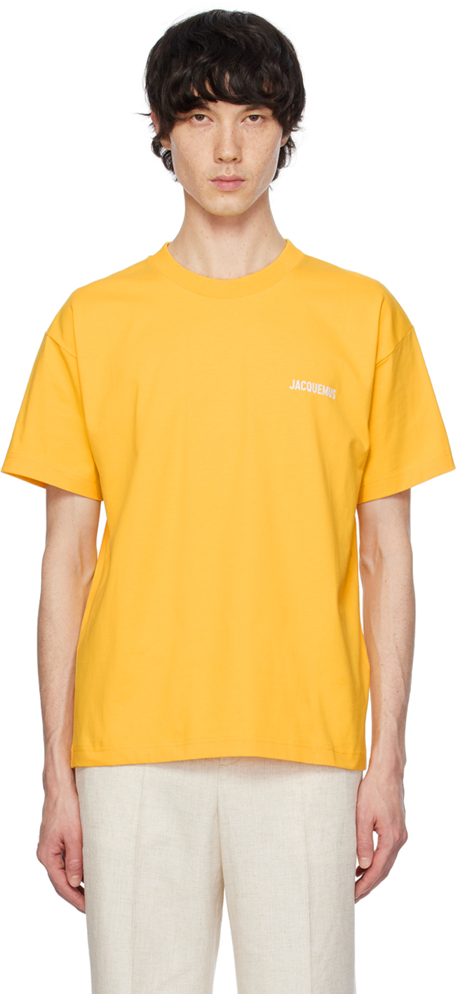 JACQUEMUS Yellow Les Classiques 'Le T-shirt Jacquemus' T-Shirt