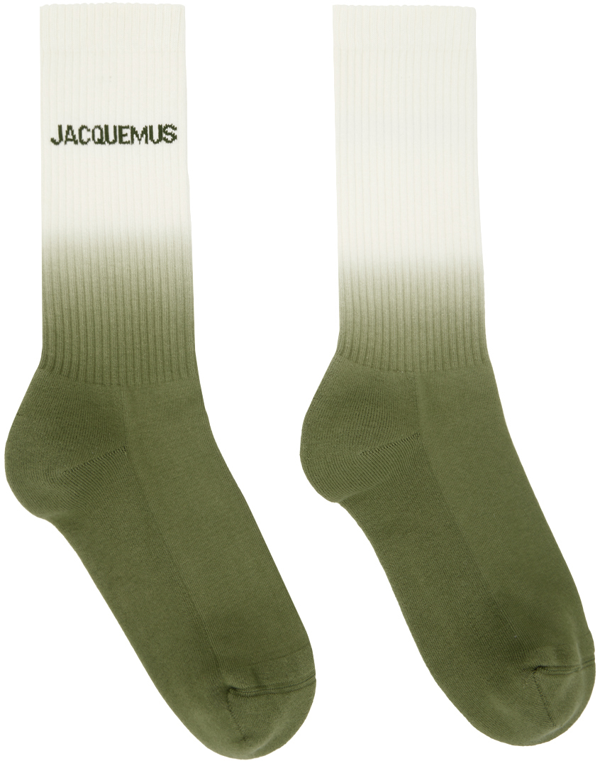 Jacquemus Les Chaussettes Moisson Socks In Multi-khaki