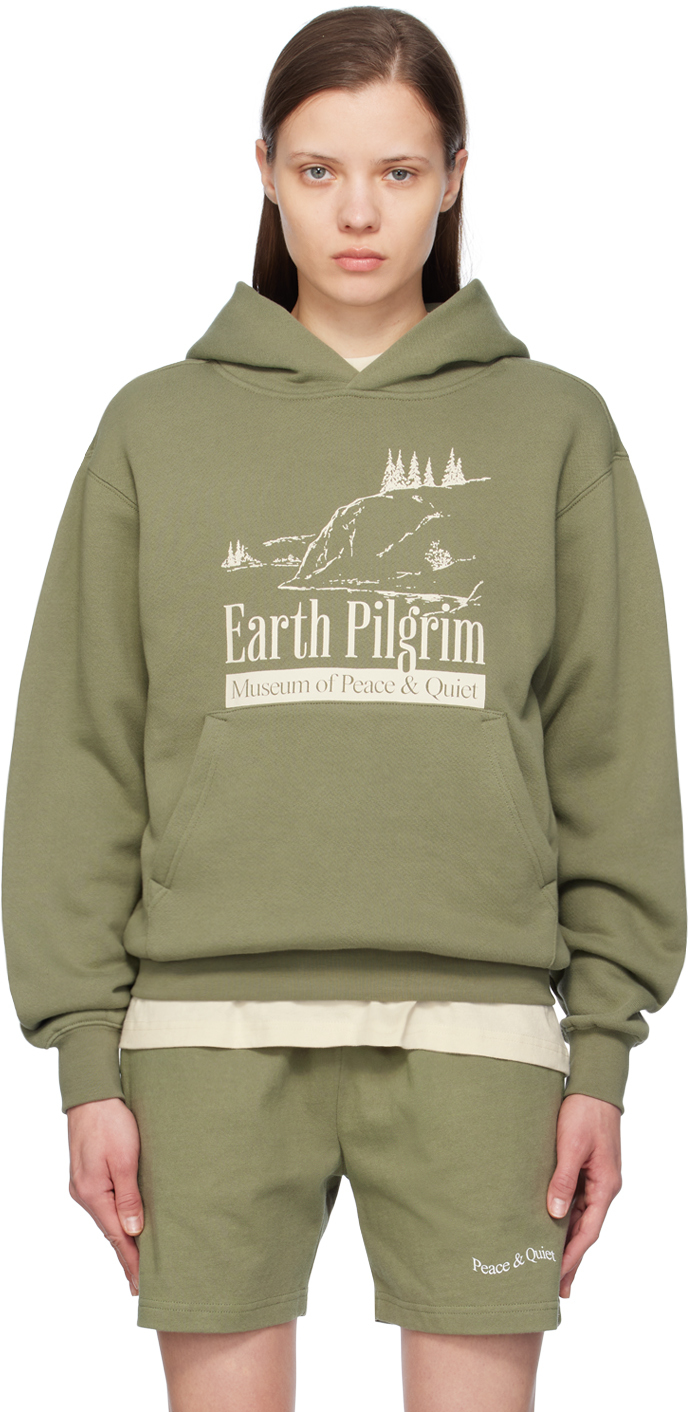 Khaki 'Earth Pilgrim' Hoodie