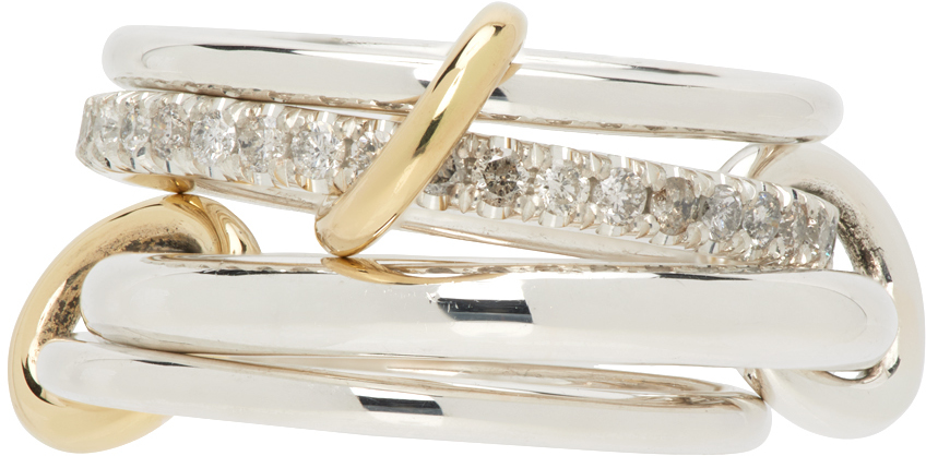 Spinelli Kilcollin Silver & Gold Cassio Sg Gris Ring