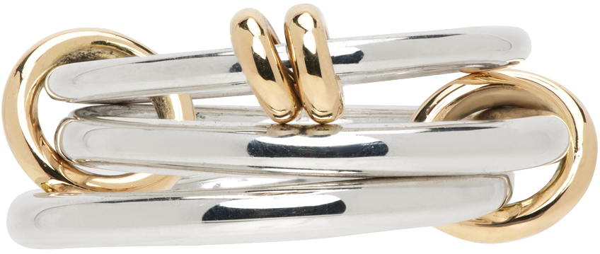 Spinelli Kilcollin Silver & Gold Raneth Sg Ring In Yellow Gold