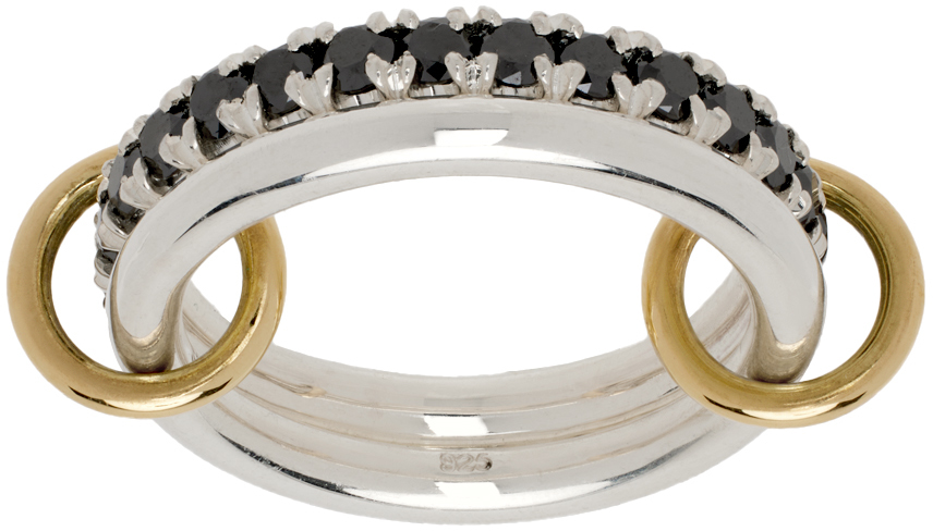 Spinelli Kilcollin Silver & Gold Enzo Sg Ring In Yellow Gold/silver