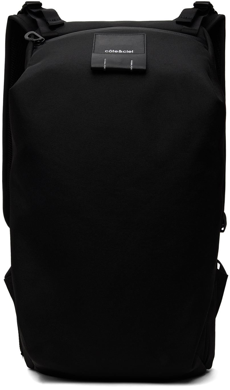 Côte And Ciel Black Saru Ecoyarn Backpack
