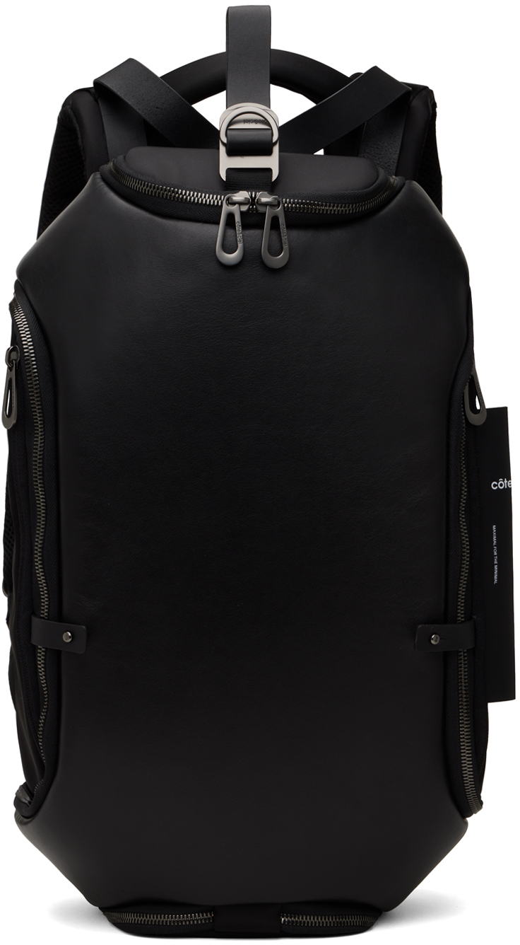 Côte&Ciel: Black Avon Alias Backpack | SSENSE Canada