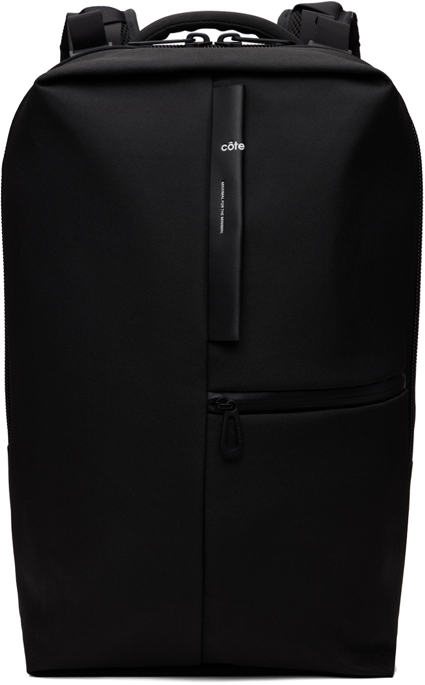 Black Sormonne Air Backpack by Côte&Ciel on Sale