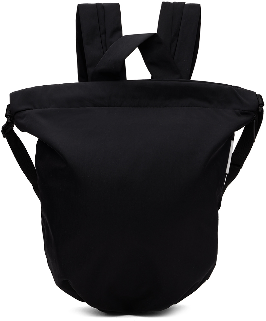 Shop Côte And Ciel Black Tycho Smooth Backpack