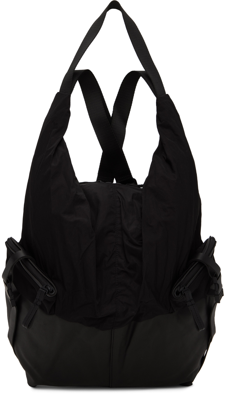Shop Côte And Ciel Black Ganges Xm Backpack