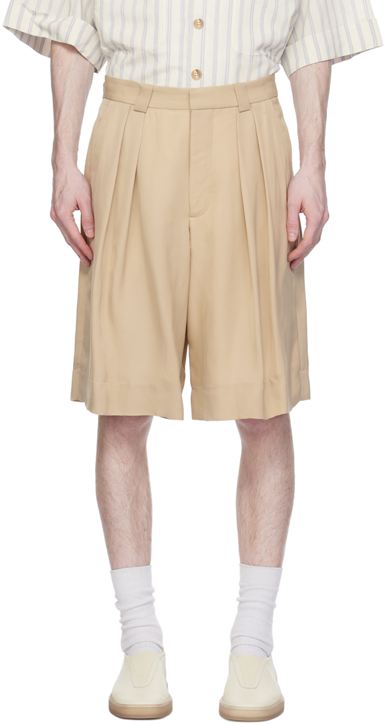 Taupe Wide Leg Shorts