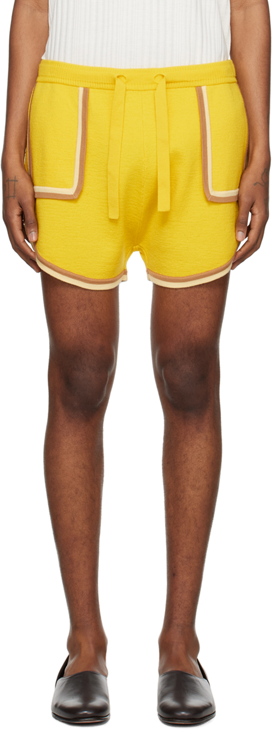 Yellow Retro Shorts