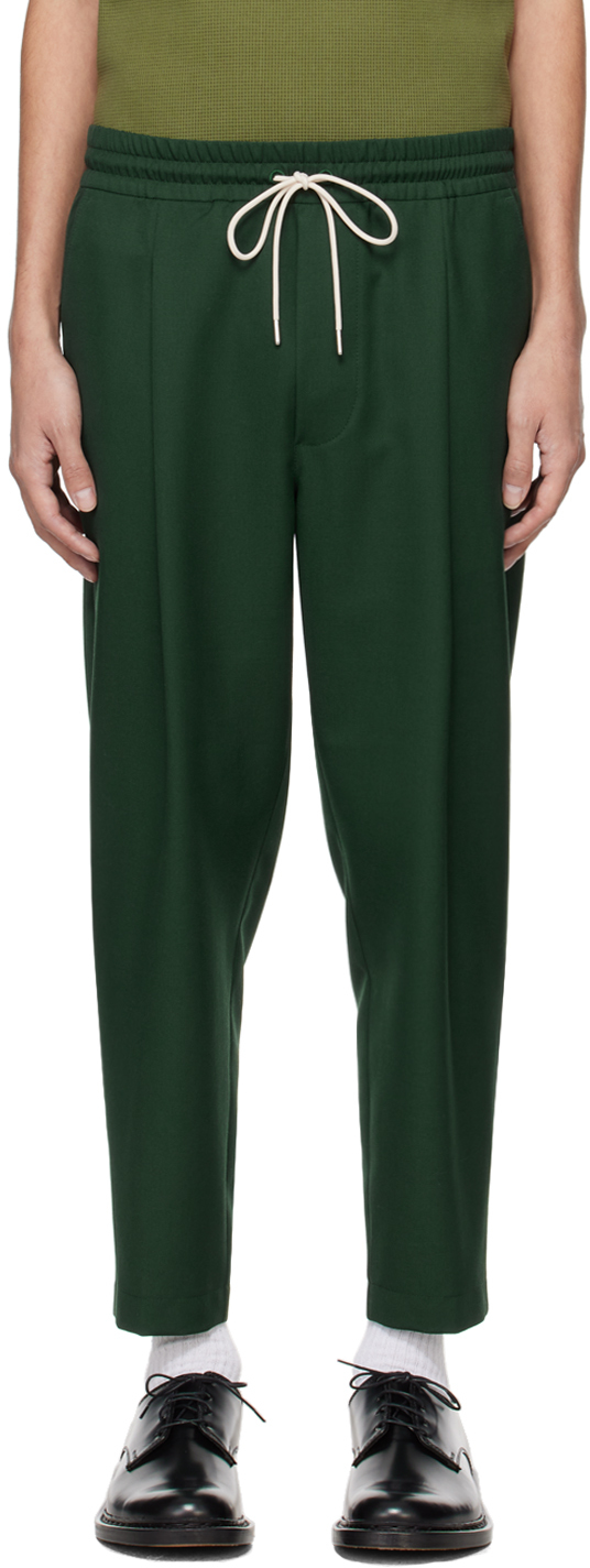 Green 'Le Pantalon Cropped' Trousers