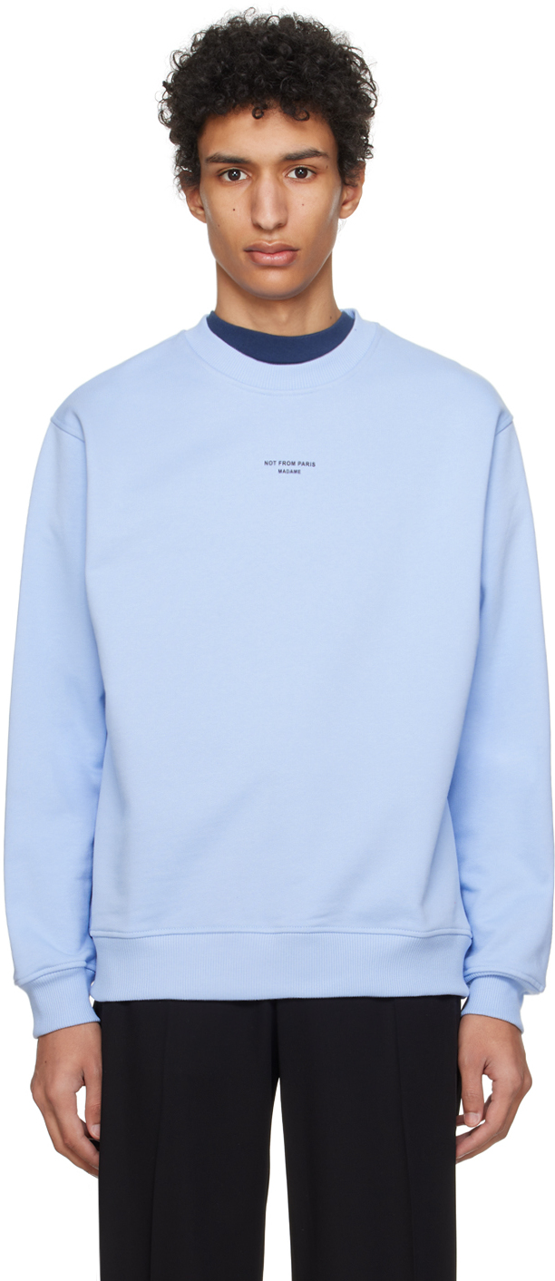 Blue 'Le Sweatshirt Slogan Classique' Sweatshirt