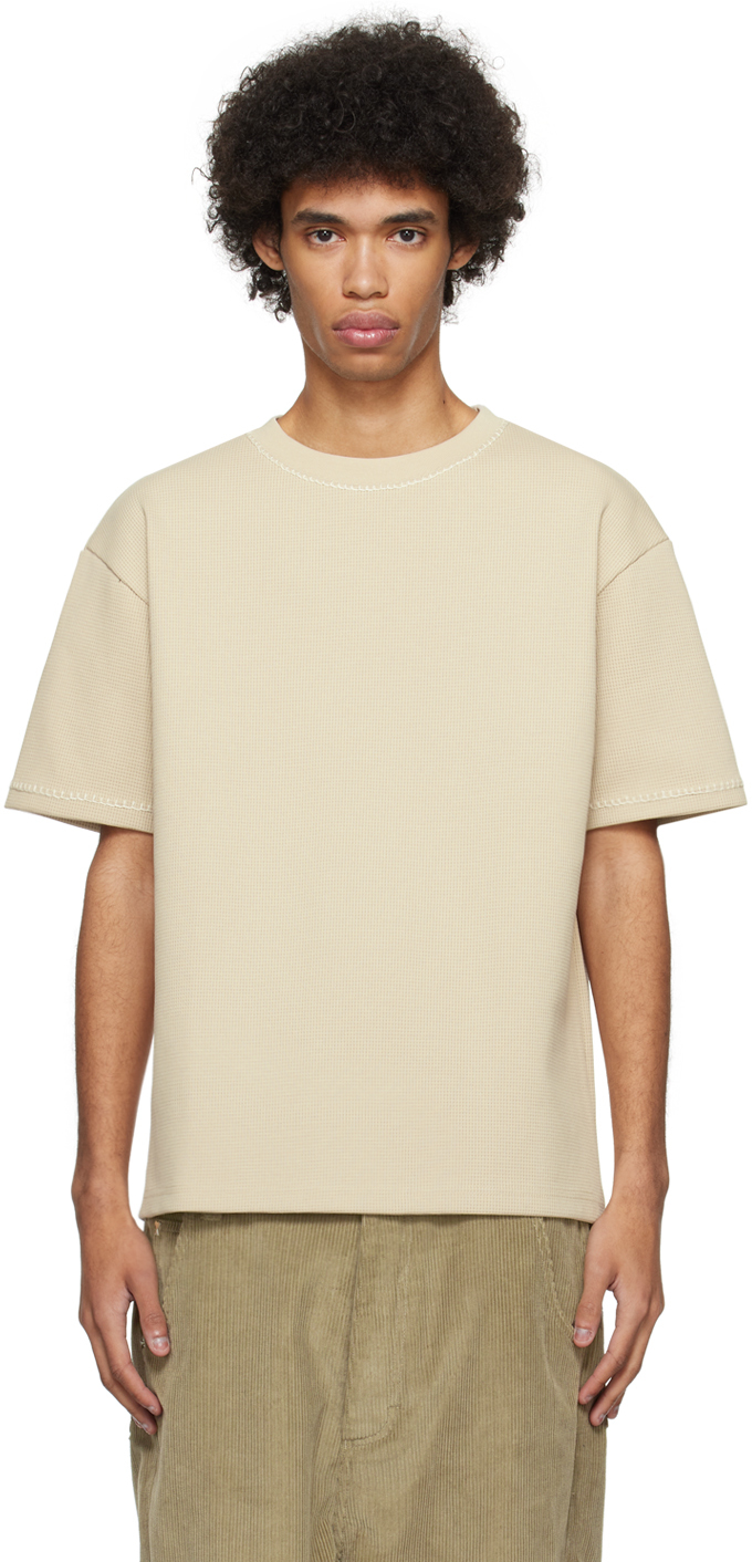 Beige 'Le T-Shirt Nid D'Abeille' T-Shirt