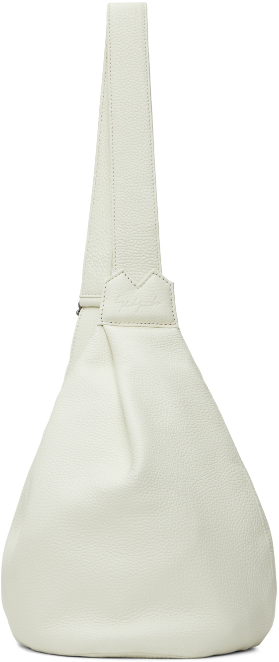 Yohji Yamamoto White Y Discord Small Crossbody Bag In 1 White