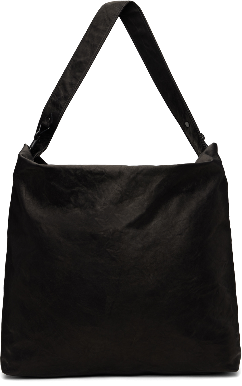 Black Washed Horse Leather 2Way Bag