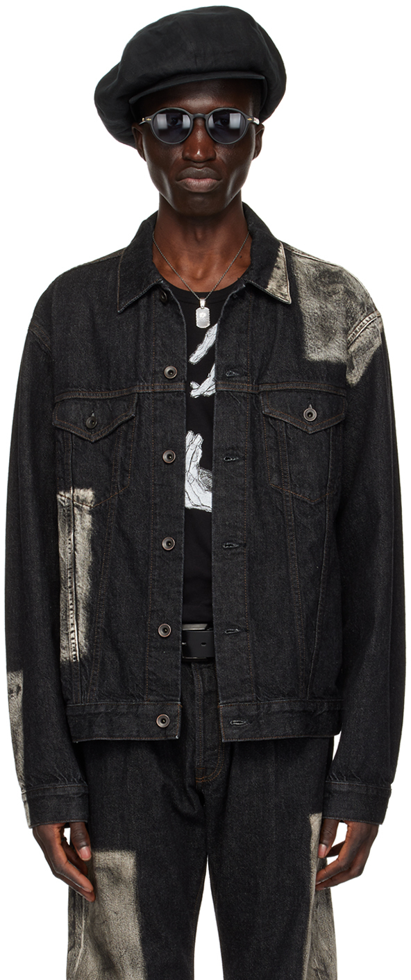 B Yohji Yamamoto／19SS／BIG DENIM JACKET Vintage Iconic Designer Yohji Yamamoto Y's Oversized Denim