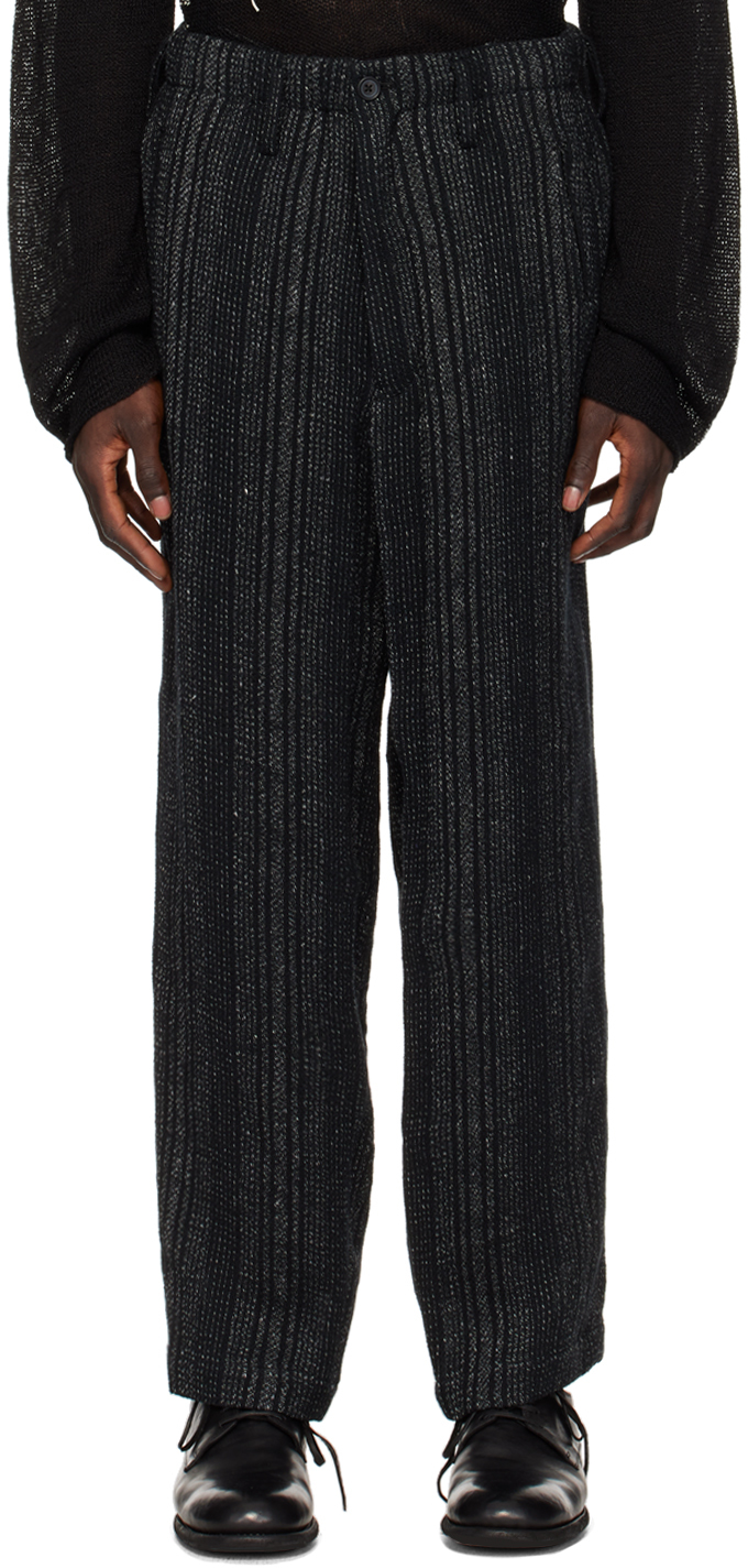 Black Coin Pocket Trousers