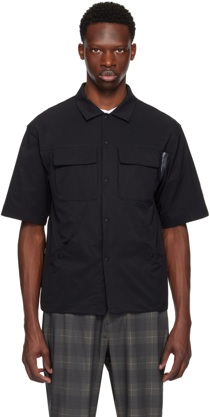 Shop Manors Golf Black Caddie Shirt