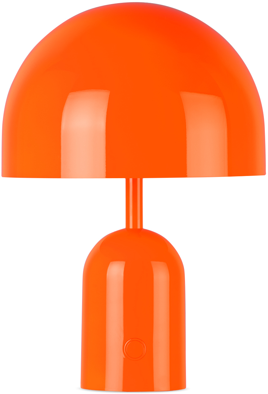 Tom Dixon Red Bell Portable Table Lamp In Fluoro