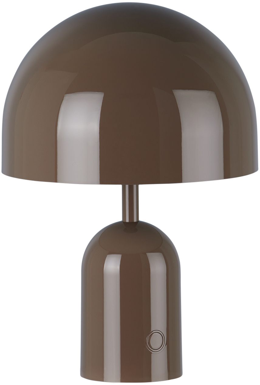 Tom Dixon Taupe Bell Portable Table Lamp In Taupe
