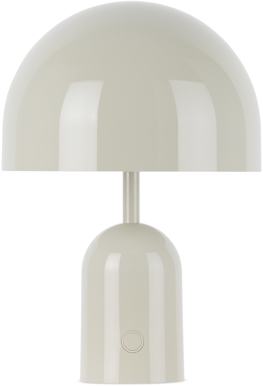 Tom Dixon Gray Bell Portable Table Lamp In Grey