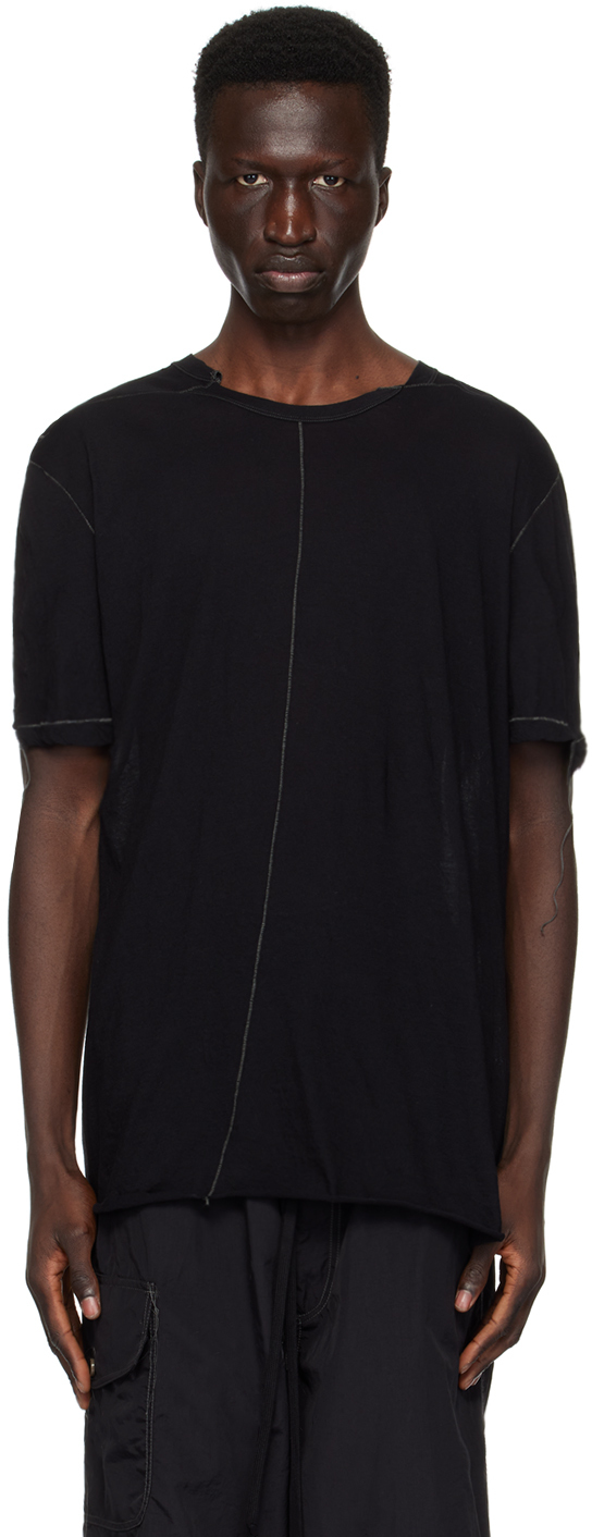 Nicolas Andreas Taralis Black Thread T-shirt In 0 Black