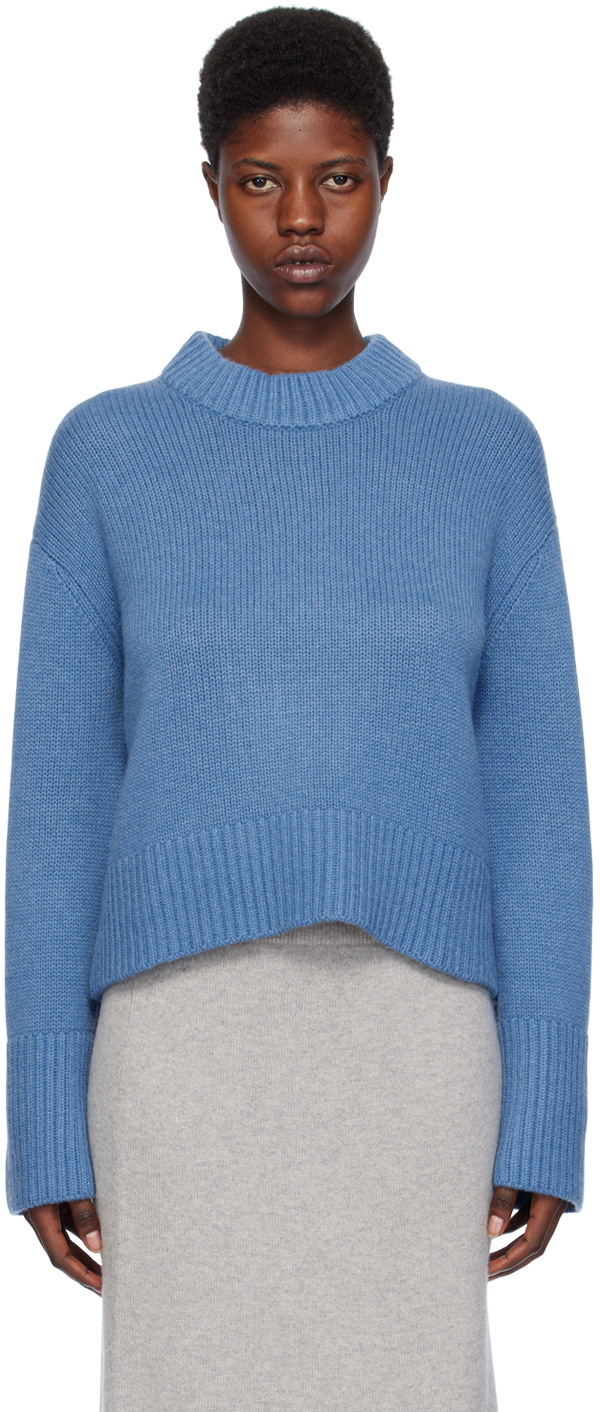 Lisa Yang Blue Sony Sweater In Sy Stormy Blue