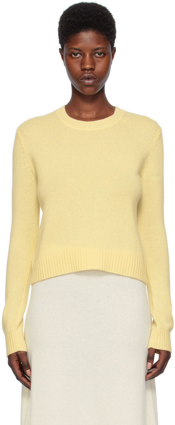Lisa Yang Yellow Mable Sweater In Ls Lemon Sorbet