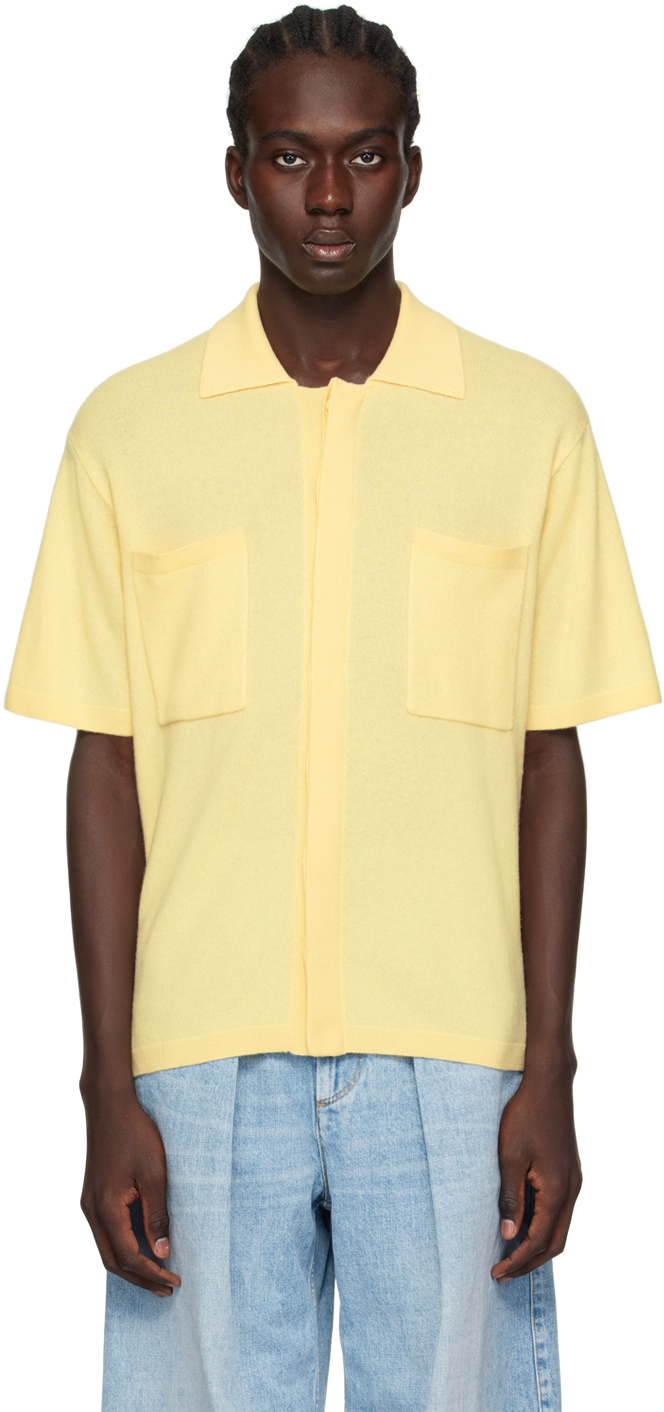 Lisa Yang Yellow 'the Ethan' Shirt In Ls Lemon Sorbet