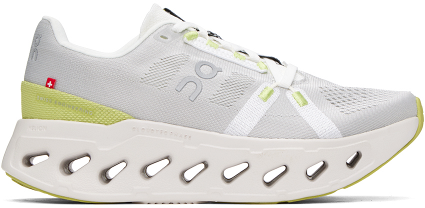 White & Gray Cloudeclipse Sneakers