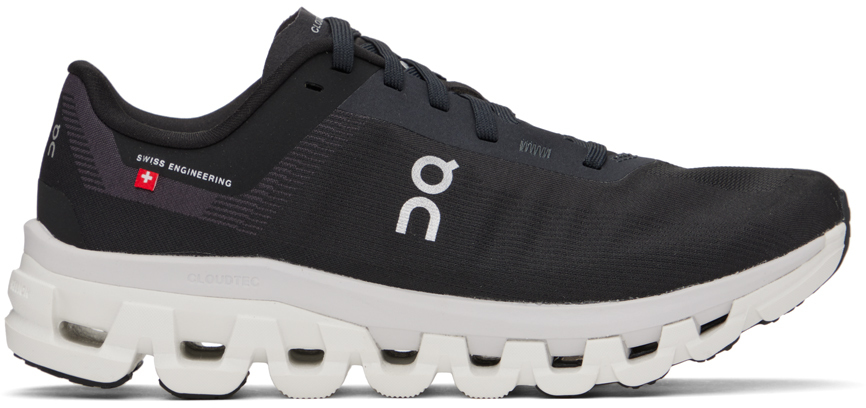 Shop On Black Cloudflow 4 Sneakers In Black | White