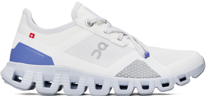 On Off-white & Purple Cloud X 3 Ad Trainers In Undyed | Nimbus