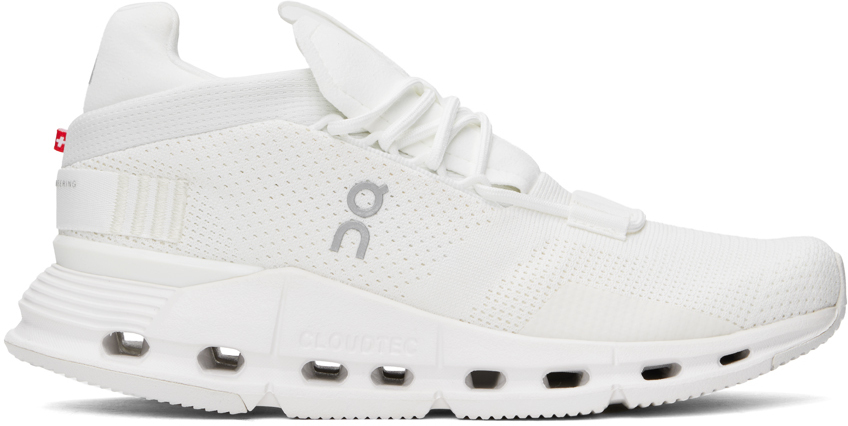 On Off-white Cloudnova Sneakers In Undyed-white | White