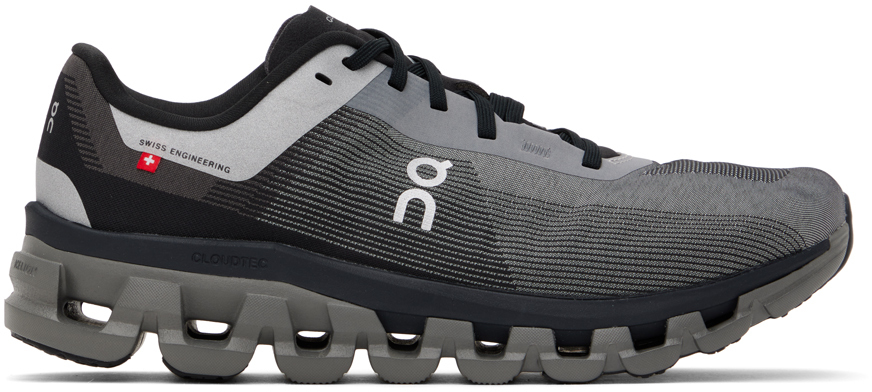 On: Gray & Black Cloudflow 4 Sneakers | SSENSE