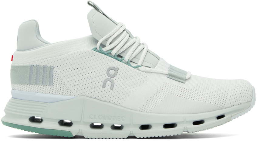 Gray & Green Cloudnova Sneakers by On on Sale