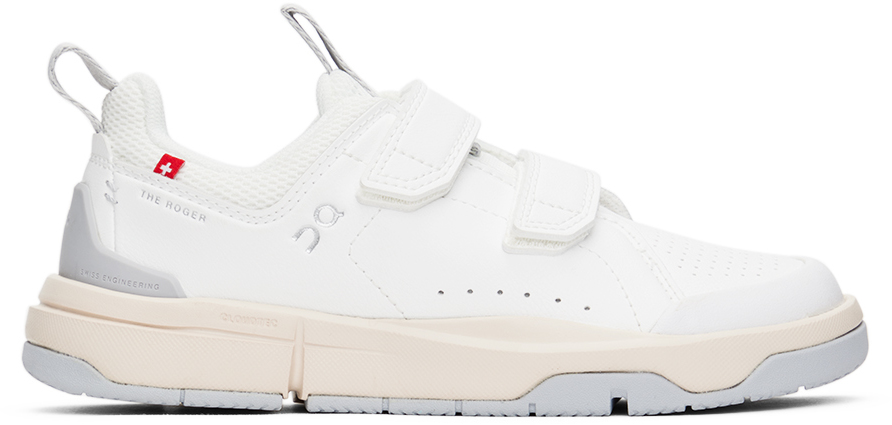 Shop On Kids White 'the Roger' Little Kids Sneakers In White | Glacier