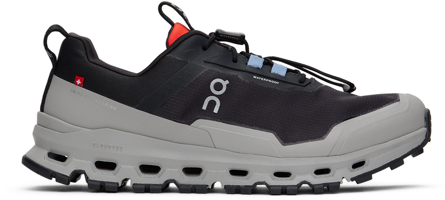 Shop On Kids Black & Gray Cloudhero Waterproof Big Kids Sneakers In Magnet | Fog