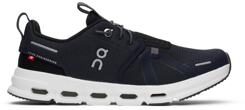Shop On Kids Navy & Black Cloud Sky Big Kids Sneakers In Midnight | Black