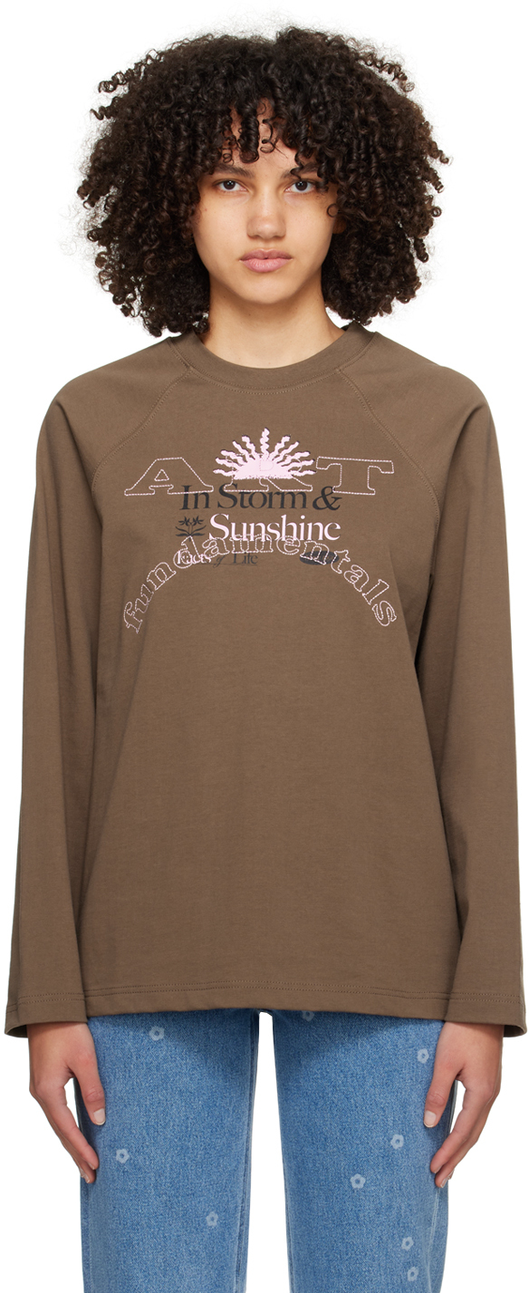 Brown Sunshine Long Sleeve T-Shirt