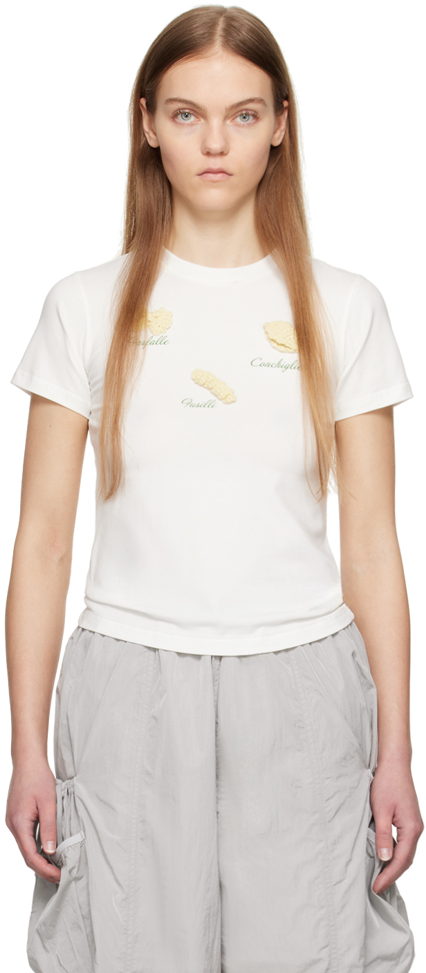 Kijun Off-white Pasta T-shirt