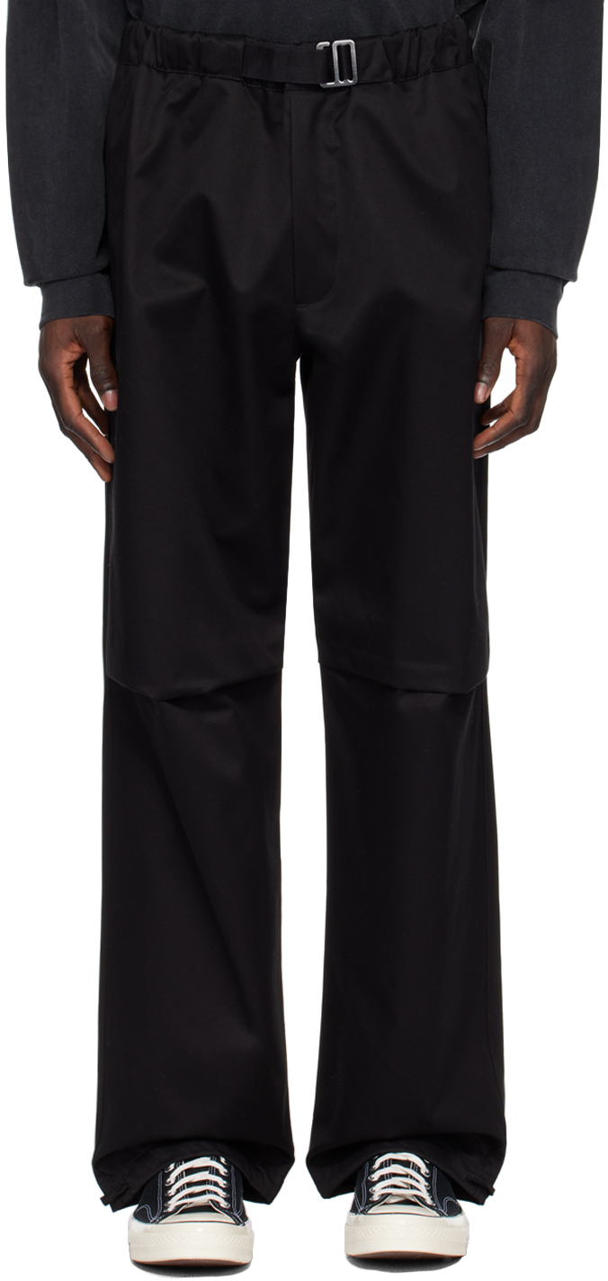 Shop Darkpark Black Jordan Trousers In Black 0099