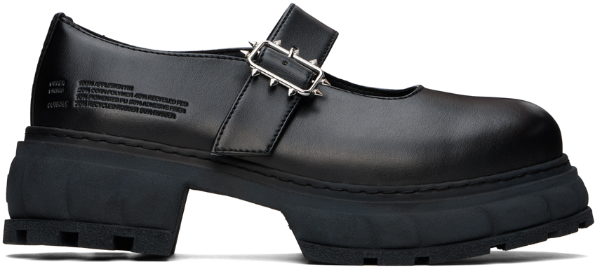 Shop Viron Black Impulse Loafers In 990 Black
