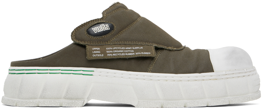 【関税込み】Viron カーキ 1990 Army Surplus スニーカー Khaki 1990 Army Surplus Sneakers by Virón on Sale