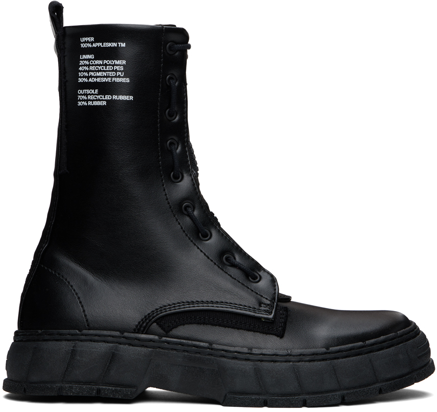 Shop Viron Black 1992z Boots In 990 Black