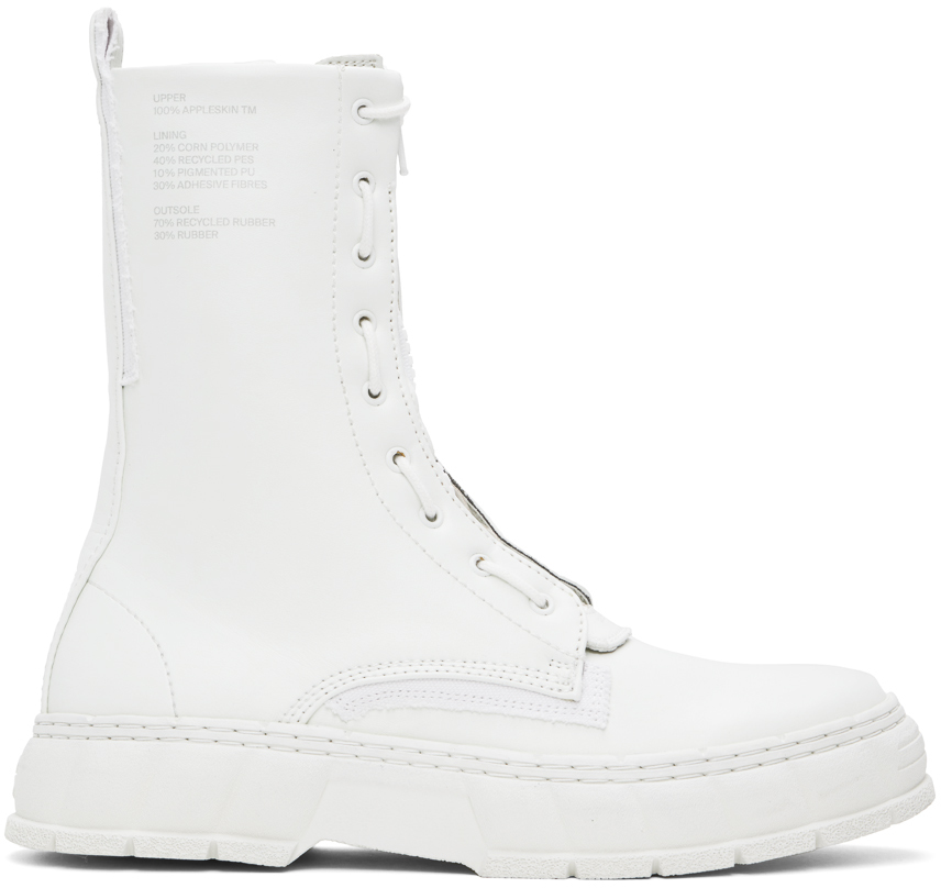 Shop Viron White 1992z Boots In 100 White