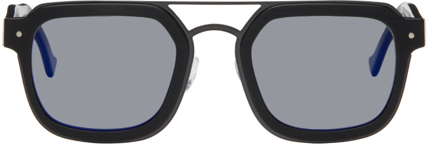 Black Notizia Sunglasses by Grey Ant on Sale