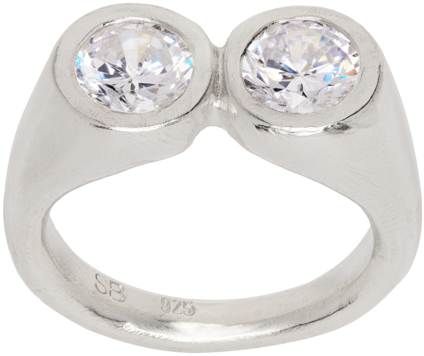 Silver XL Goggle Ring