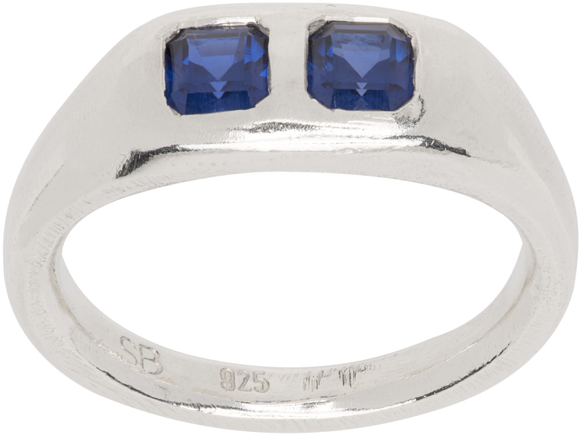 SSENSE Exclusive Silver Ceylon Asscher Ring